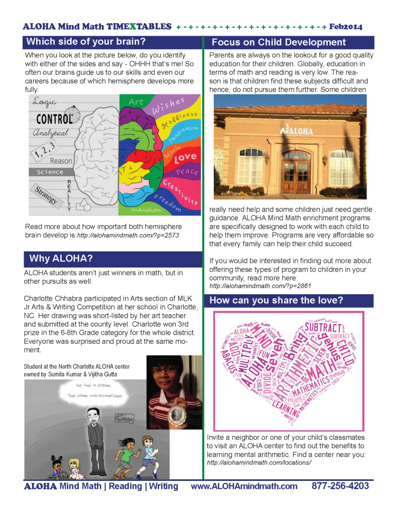 ALOHA February 2014 Newsletter Page 2